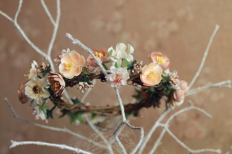 Handmade botanical wreath